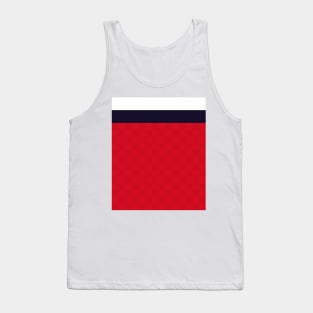 Bolton Wanderers Retro Red White Navy Away 1988 Tank Top